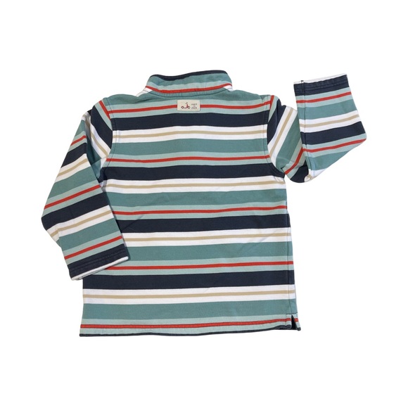 Janie and Jack Vintage Wheels Half-Zip Pullover 4T - Picture 2 of 3